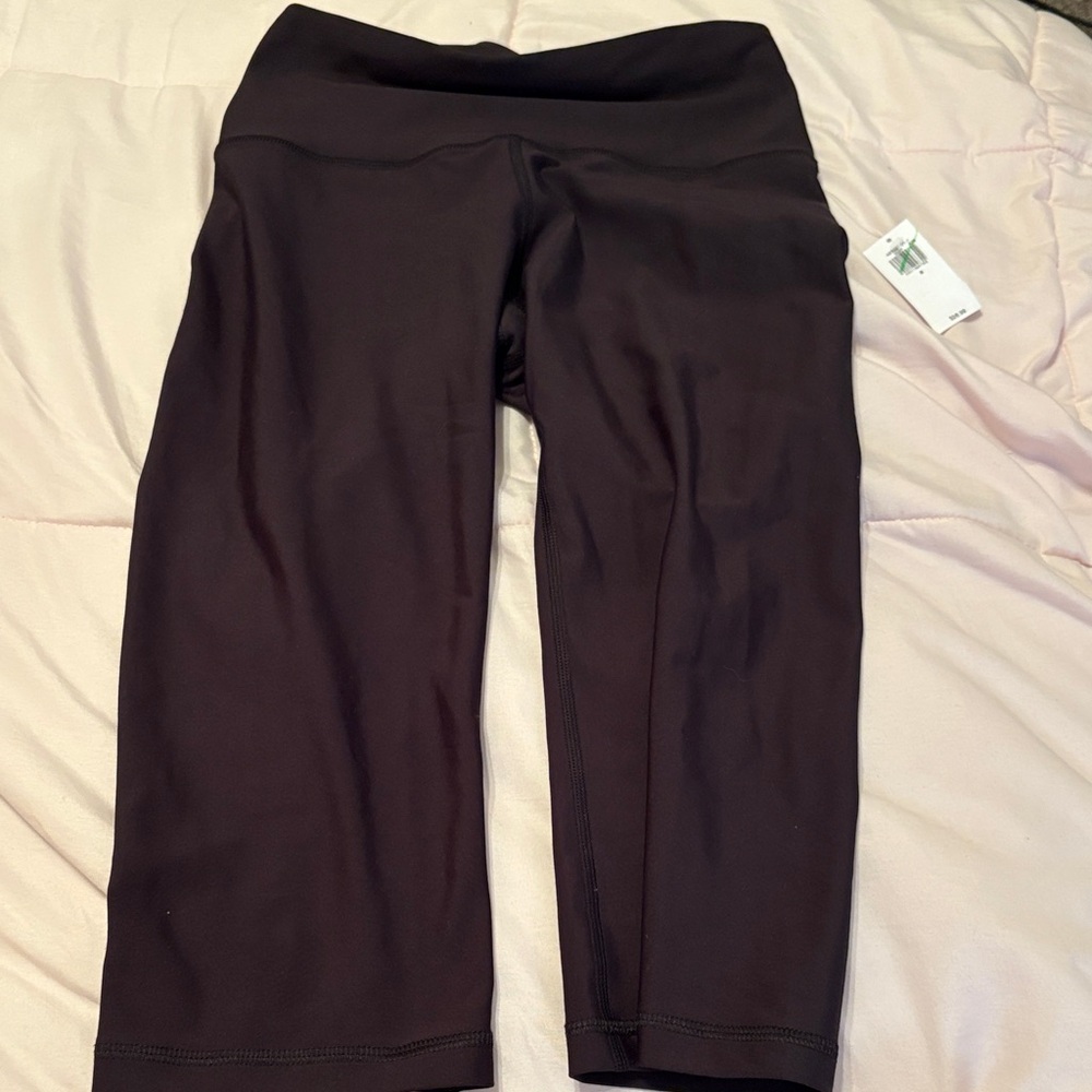 Kids Black Leggings-Old Navy